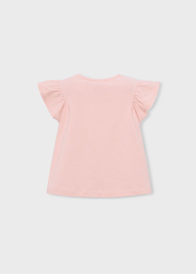 Mayoral Pink Flower T-Shirt | Casa Childrenswear