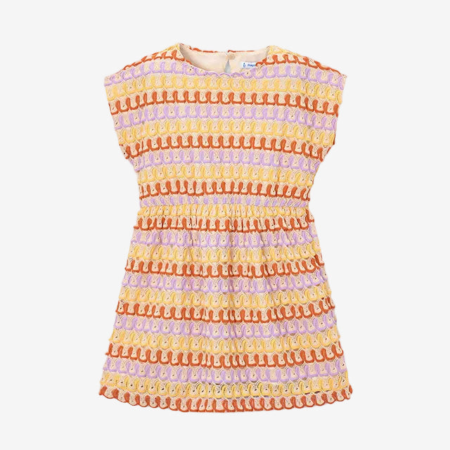 Mayoral Lilac Knitted Dress | Casa Childrenswear