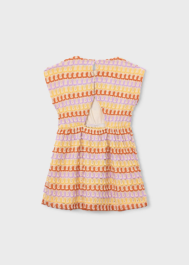 Mayoral Lilac Knitted Dress | Casa Childrenswear