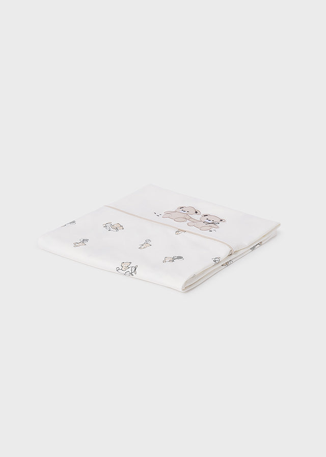 Mayoral Natural Printed Blanket | Casa Childrenswear