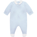 Emile et Rose Lionel Pale Blue Bunny Babygrow | Casa Childrenswear