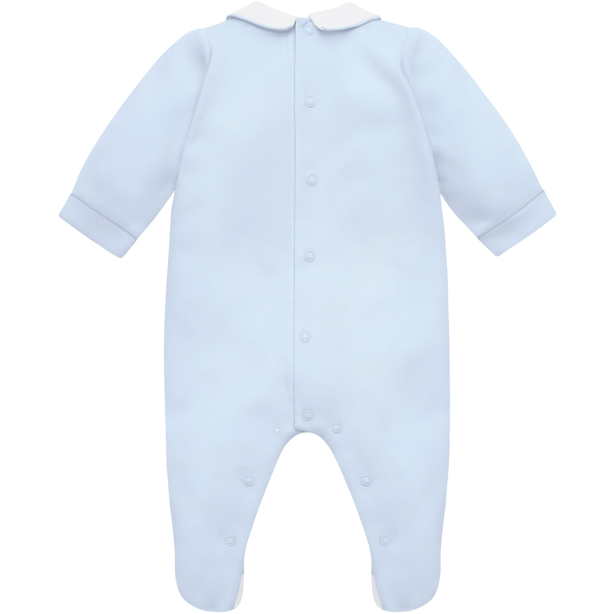 Emile et Rose Lionel Pale Blue Bunny Babygrow | Casa Childrenswear