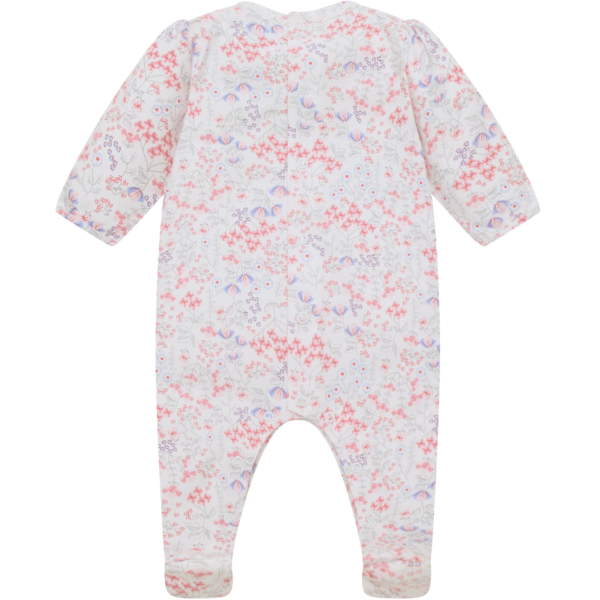 Emile et Rose Lacey Pink FloralBabygrow with Hairband | Casa Childrenswear