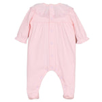 Emile et Rose Mabel Pink Tulle Collar Babygrow | Casa Childrenswear