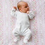 Emile et Rose Monique Pink Bunny Print Babygrow | Casa Childrenswear