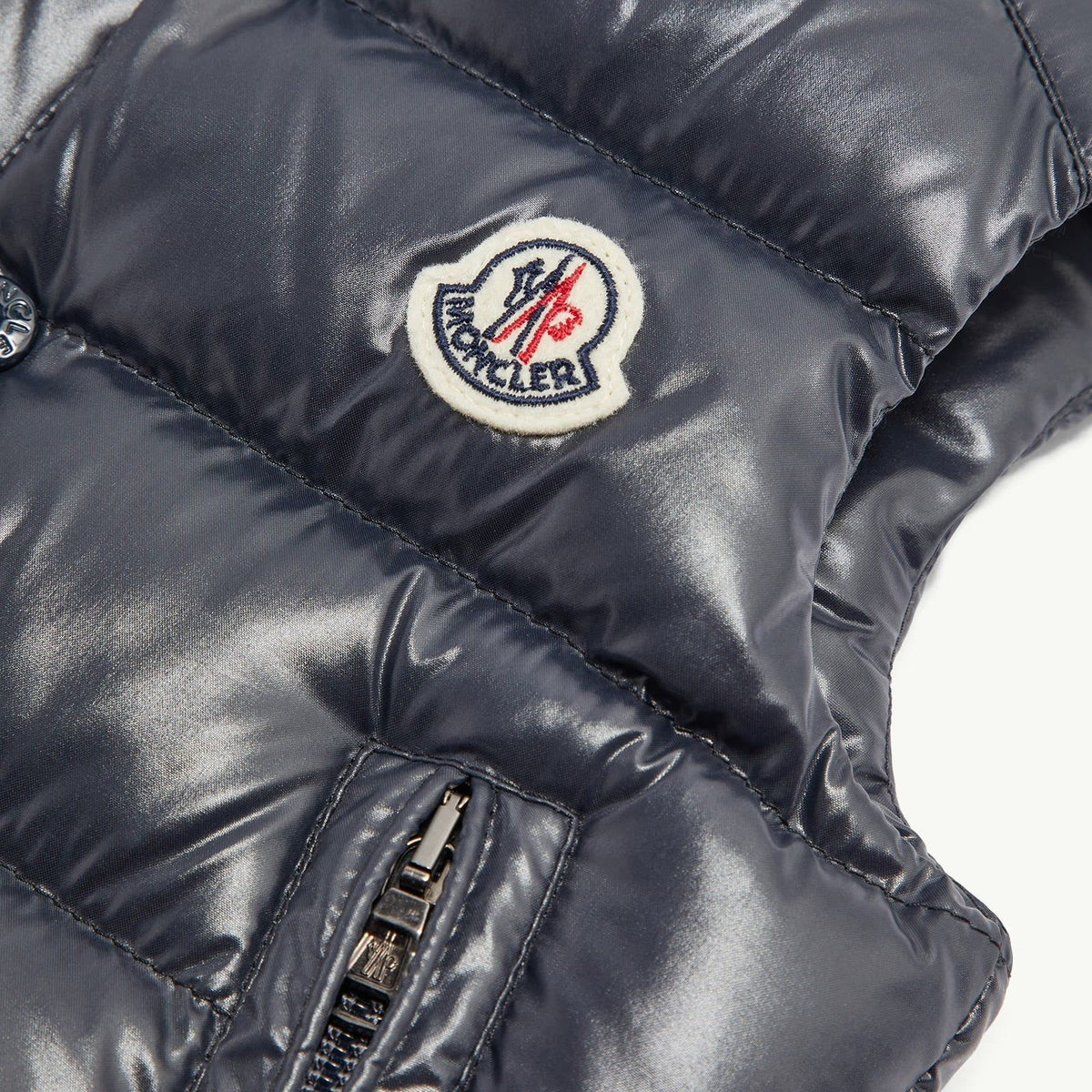 Moncler Enfant Baby Bernard Navy Down Gilet | Casa Childrenswear