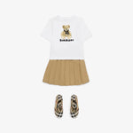 Burberry Baby White Teddy T-Shirt | Casa Childrenswear