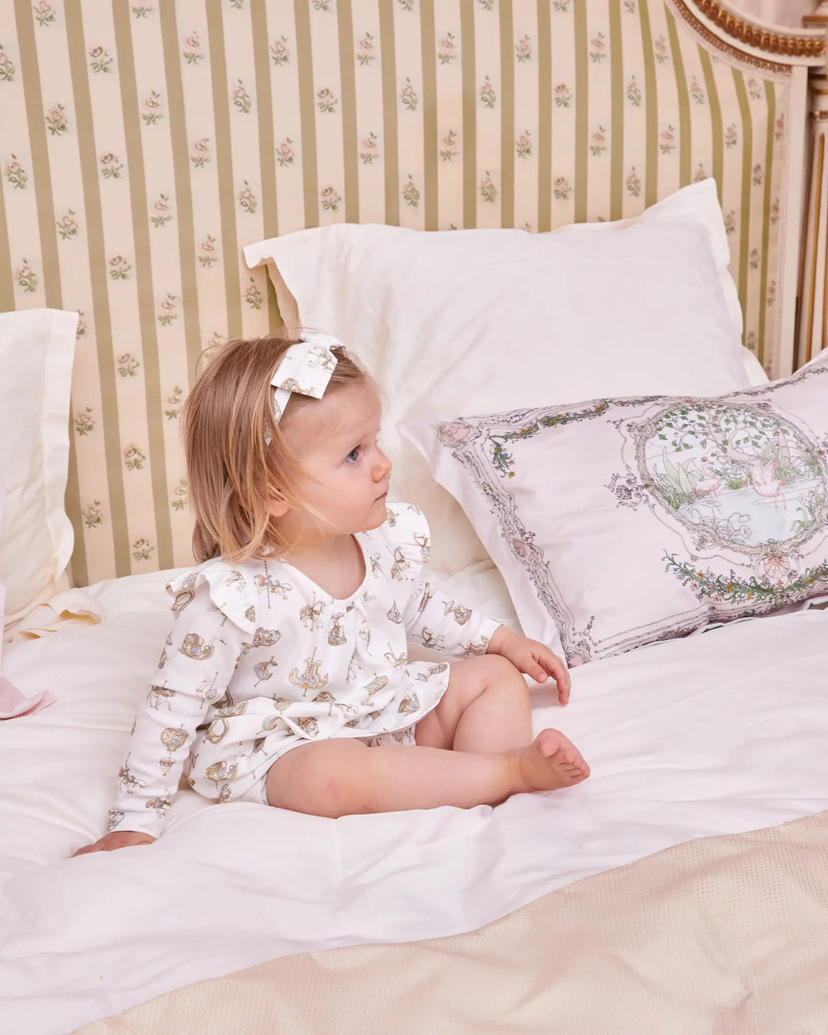 Atelier Choux Baby Jersey Dress - Carousel | Casa Childrenswear
