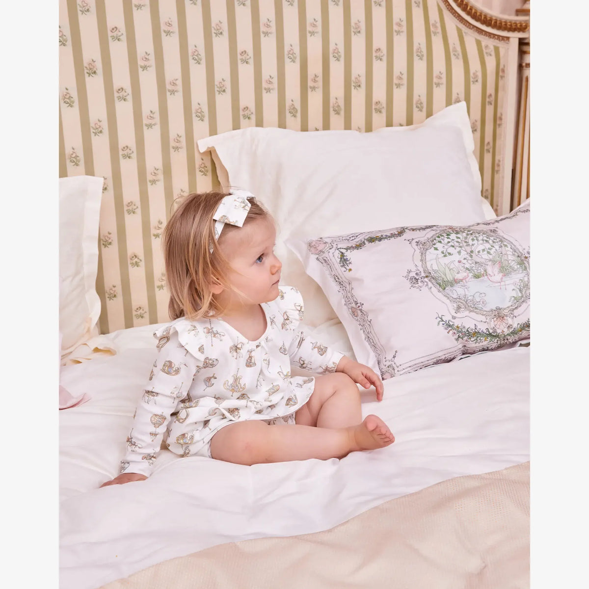 Atelier Choux Baby Jersey Dress - Carousel | Casa Childrenswear