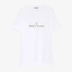 Boys White Print T-Shirt