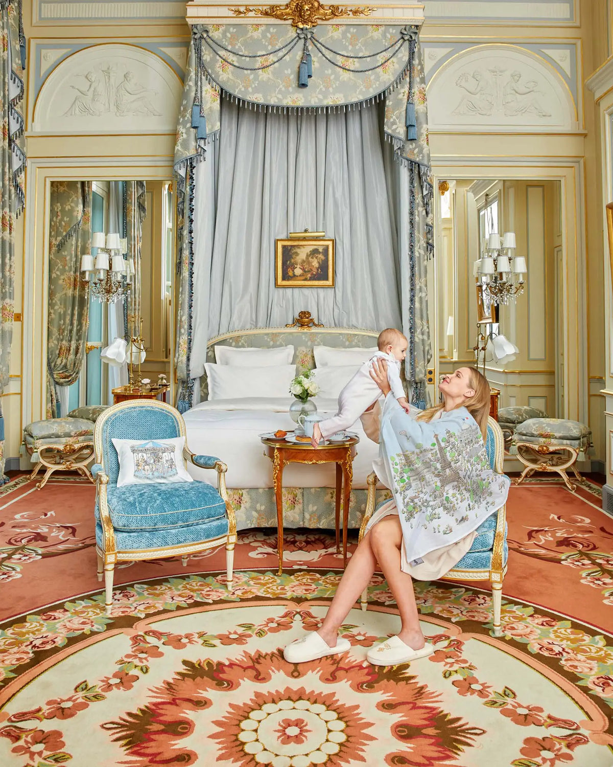 Atelier Choux Blanket Carré - Paris Multi | Casa Childrenswear