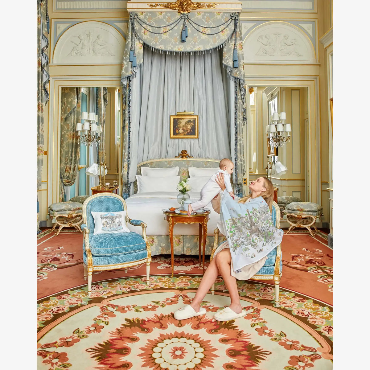 Atelier Choux Blanket Carré - Paris Multi | Casa Childrenswear