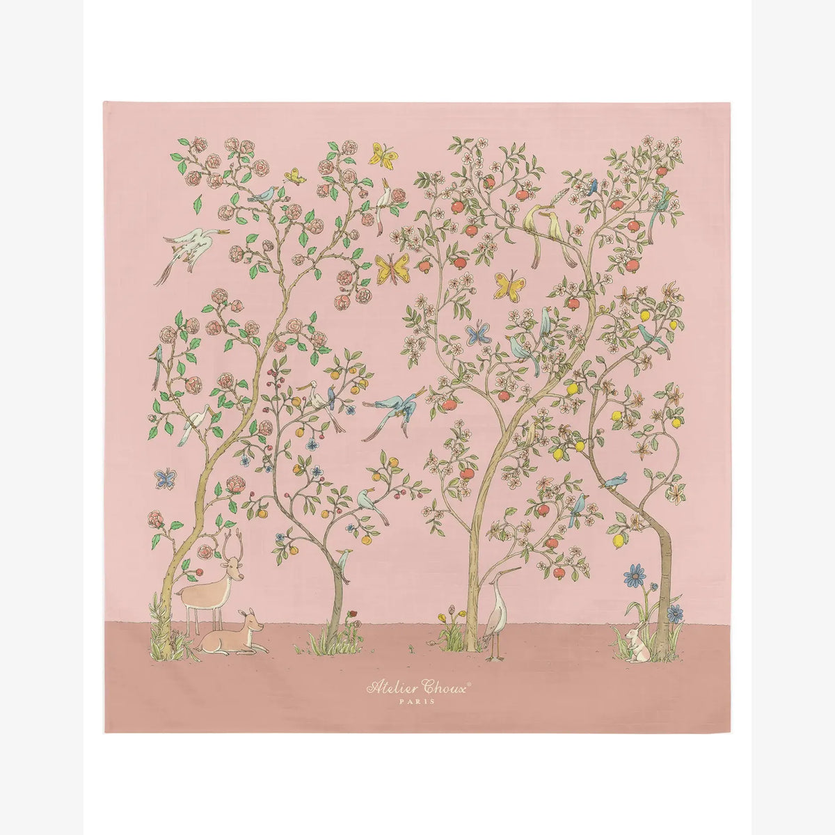 Atelier Choux Blanket Carré - In Bloom Pink | Casa Childrenswear