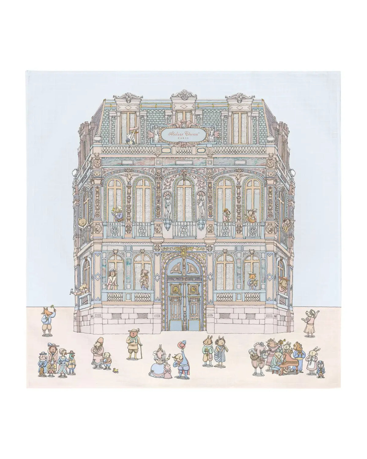 Atelier Choux Blanket Carré - Chateau Choux | Casa Childrenswear