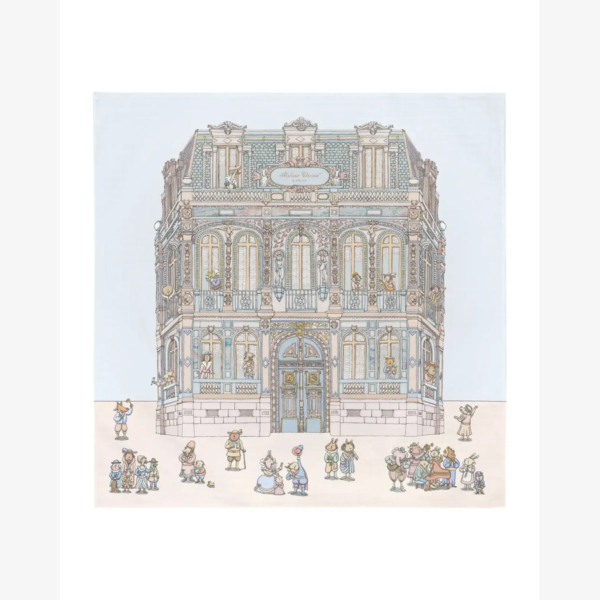 Atelier Choux Blanket Carré - Chateau Choux | Casa Childrenswear