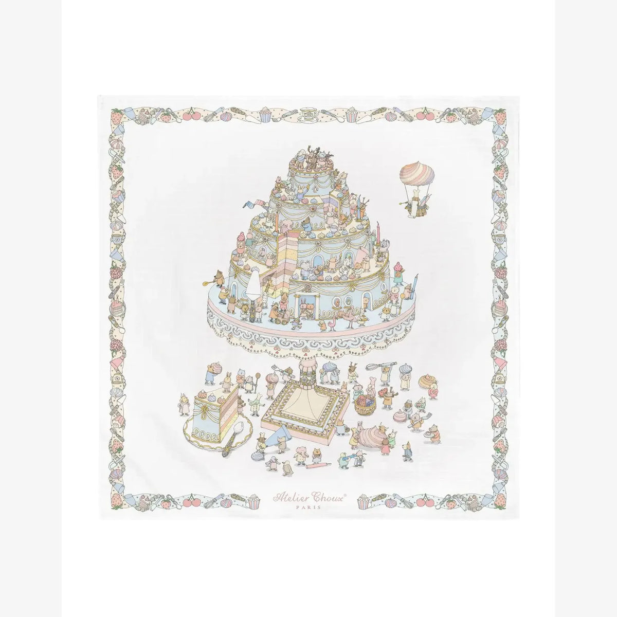 Atelier Choux Blanket Carré - Le Gateau | Casa Childrenswear