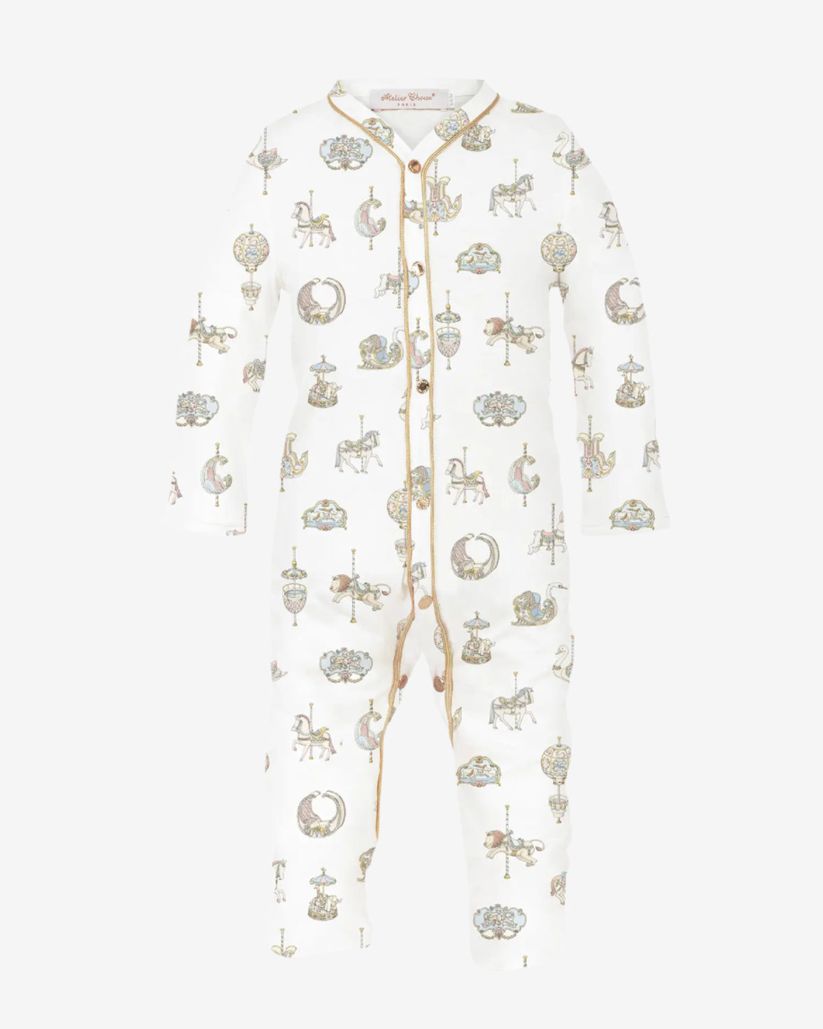 Atelier Choux Classic Playsuit - Carousel | Casa Childrenswear