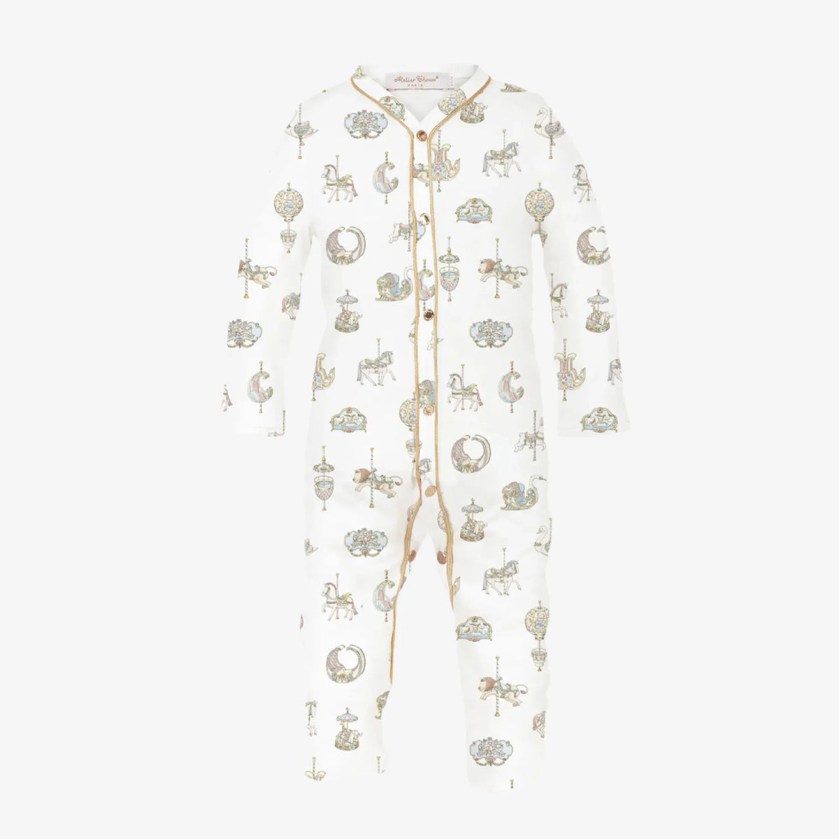 Atelier Choux Classic Playsuit - Carousel | Casa Childrenswear