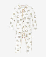 Atelier Choux Classic Playsuit - Carousel | Casa Childrenswear