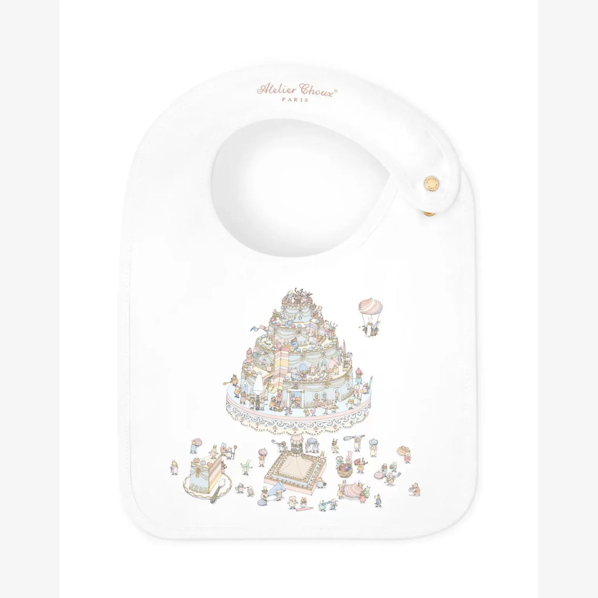 Atelier Choux Satin Bib - Le Gateau | Casa Childrenswear