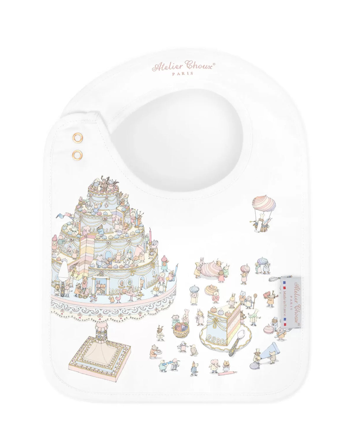 Atelier Choux Satin Bib - Le Gateau | Casa Childrenswear