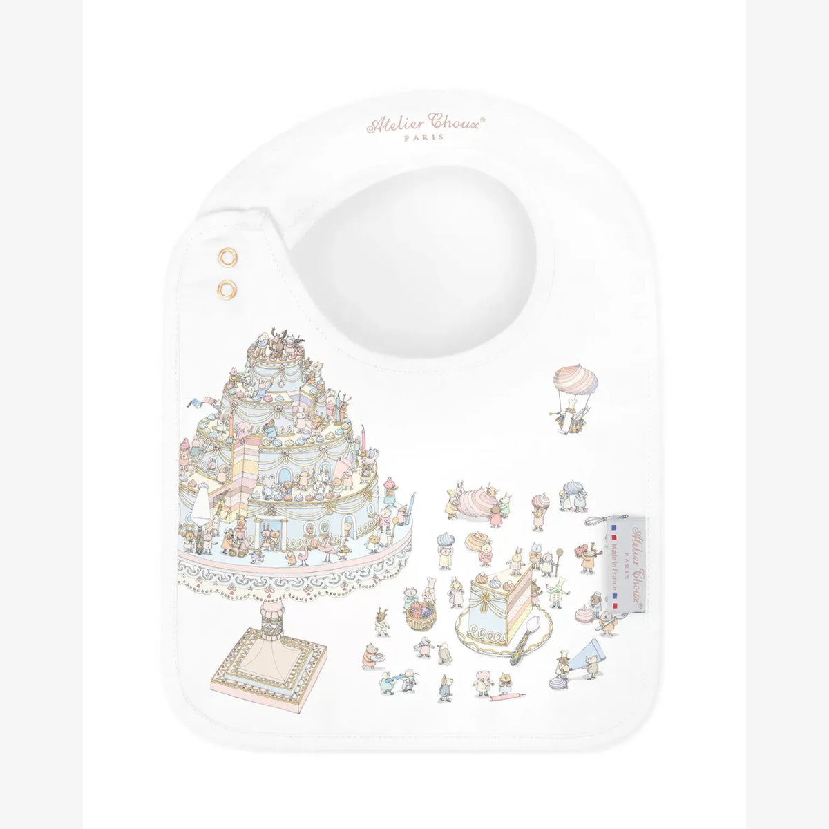 Atelier Choux Satin Bib - Le Gateau | Casa Childrenswear