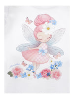 Monnalisa Girls Fairy Print Legging Set | Casa Childrenswear