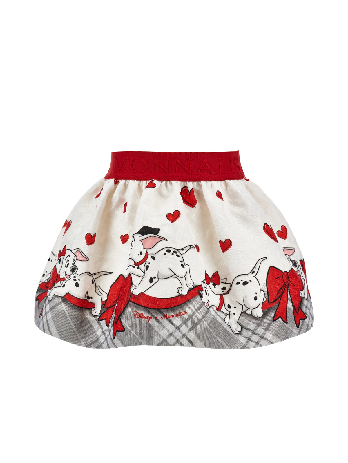 Girls Red & White Dalmation Skirt
