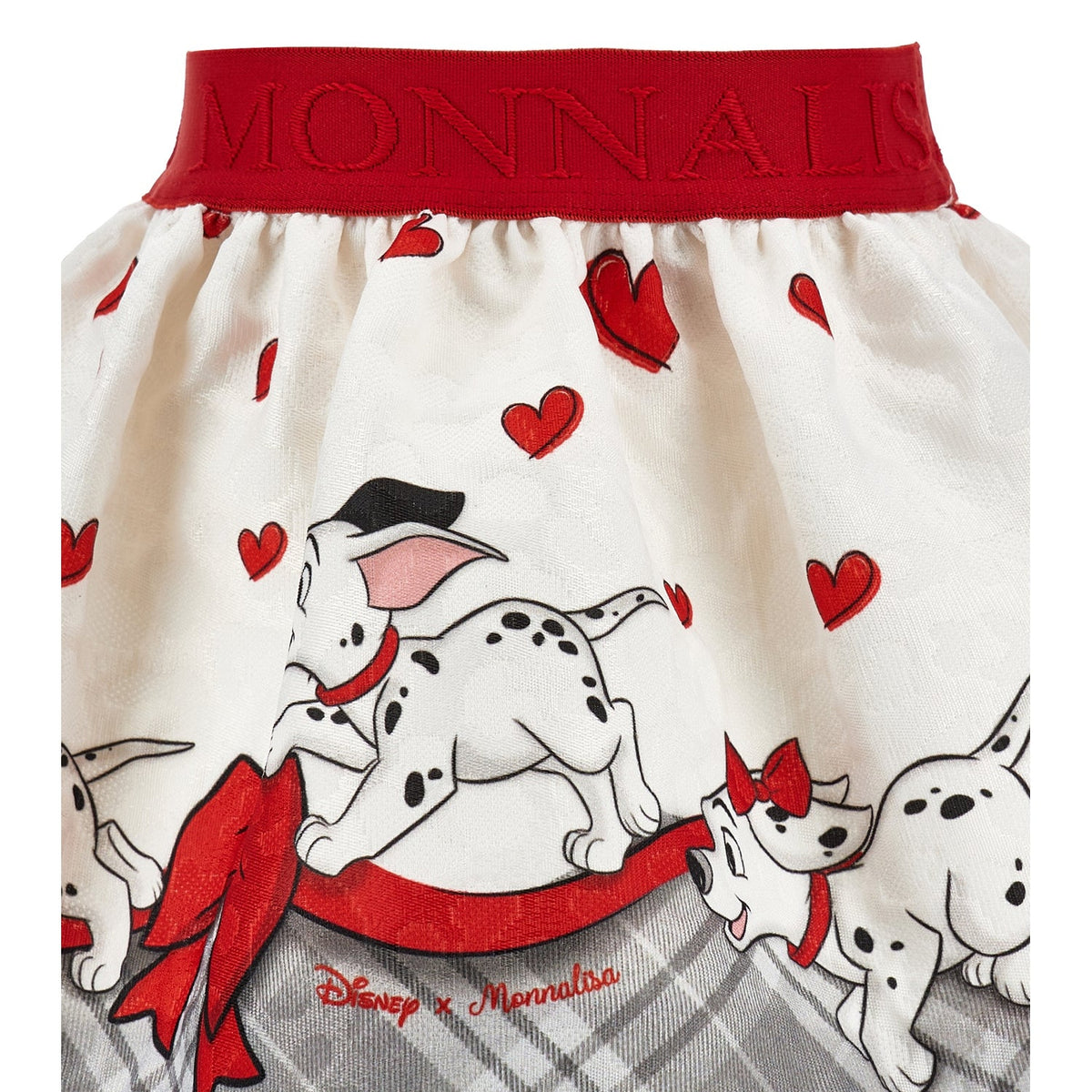 Monnalisa Girls Red & White Dalmation Skirt | Casa Childrenswear