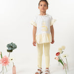 Caramelo Lemon English Summer Legging Set | Casa Childrenswear