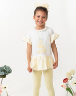 Caramelo Lemon English Summer Legging Set | Casa Childrenswear