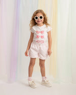 Caramelo Girls Pink Sunglasses Short Set | Casa Childrenswear