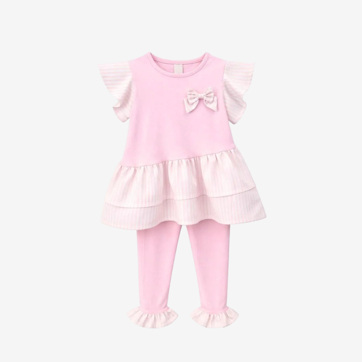 Caramelo Girls Jersey Pink Legging Set | Casa Childrenswear