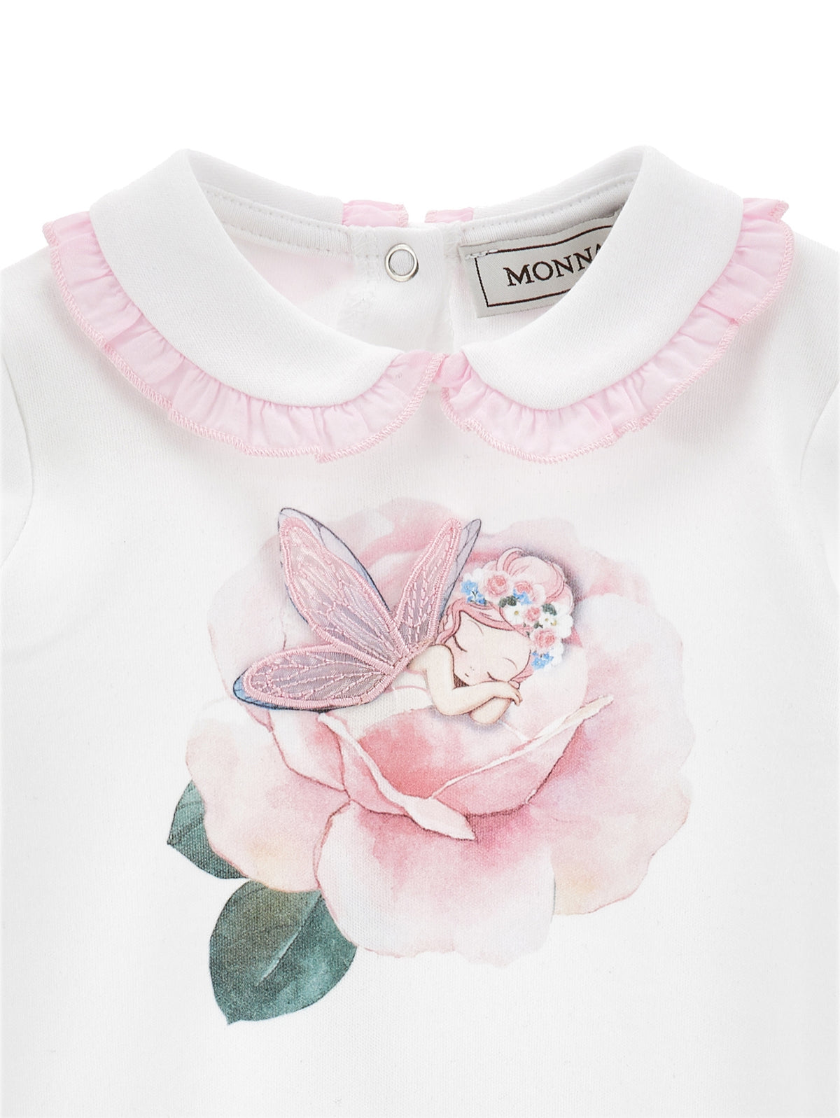 Monnalisa Baby Girls Rose Print Babygrow | Casa Childrenswear
