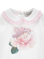 Monnalisa Baby Girls Rose Print Babygrow | Casa Childrenswear