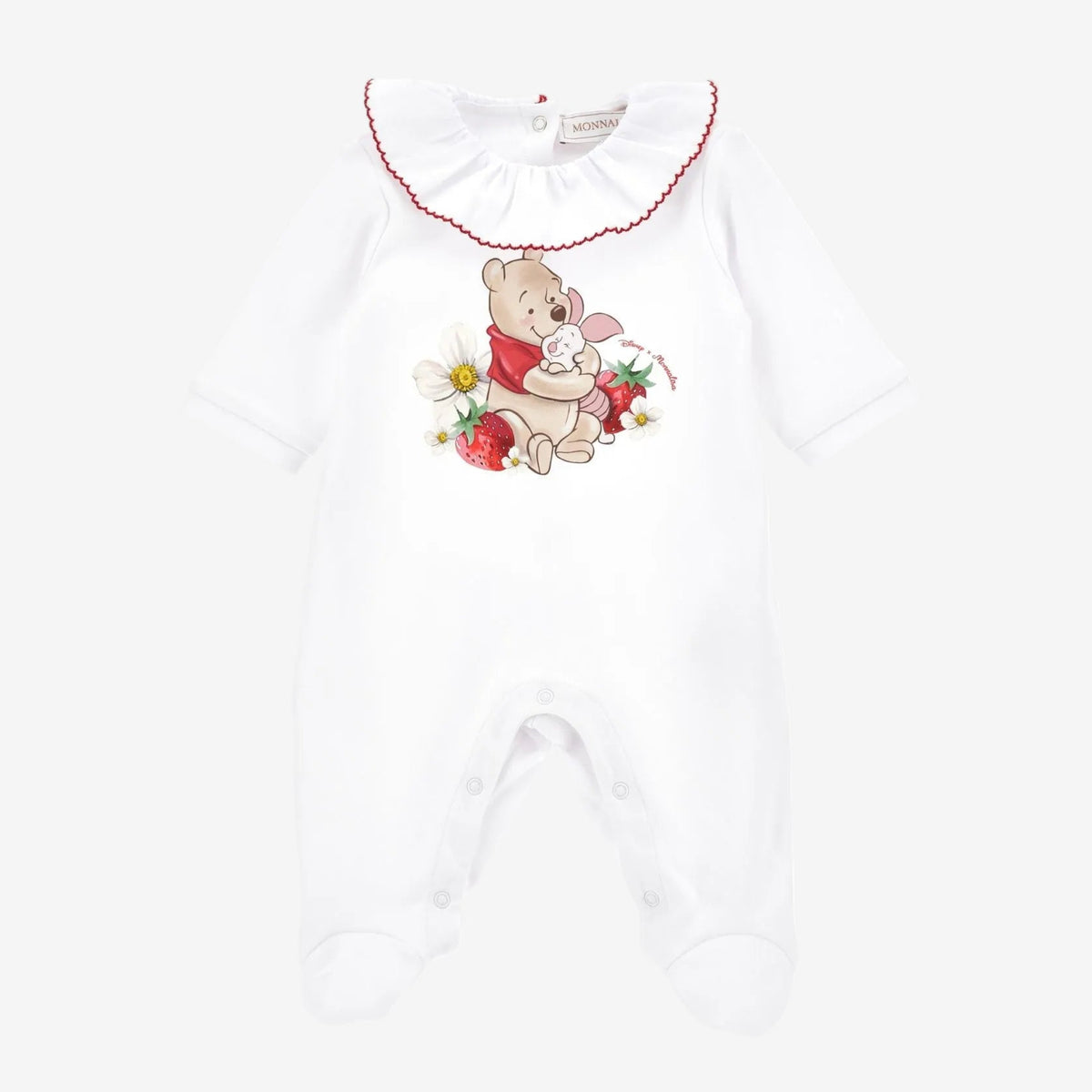 Monnalisa Baby Girls Winnie the Pooh Print Babygrow | Casa Childrenswear