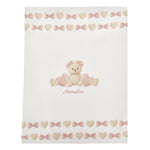 Monnalisa Baby Girls Teddy Blanket - reverse view