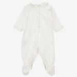 Monnalisa Baby Girls White Teddy Babygrow | Casa Childrenswear