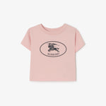 Baby Girls Pink Knight Stamp T-Shirt