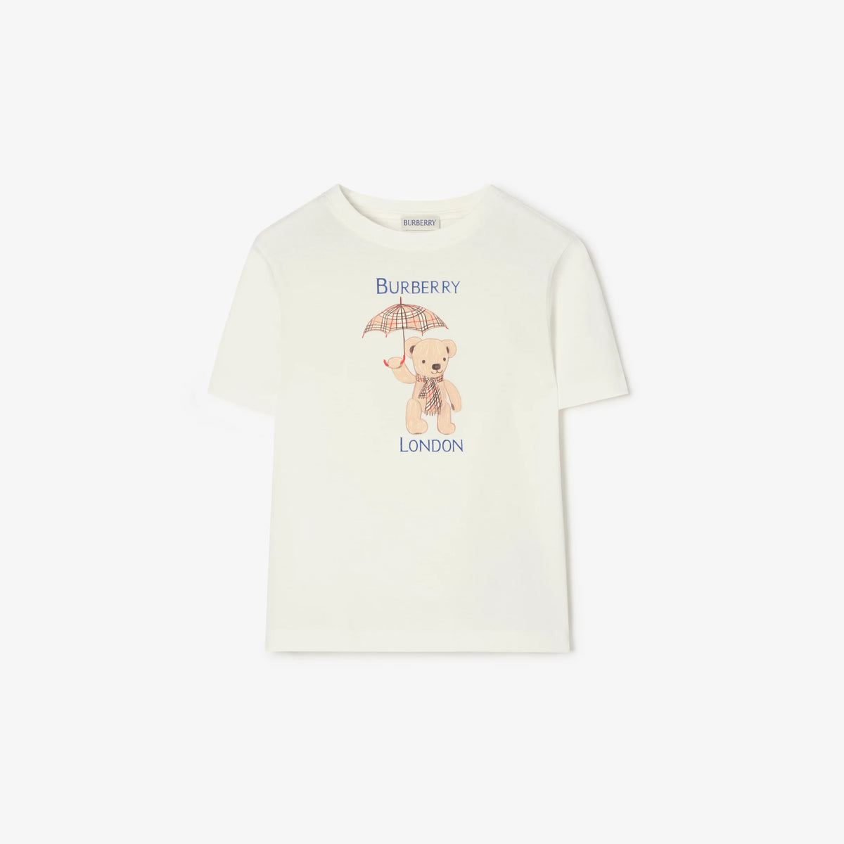 Boys White London Print T-Shirt
