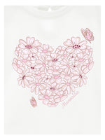 Monnalisa Girls Rose HeartT-Shirt | Casa Childrenswear