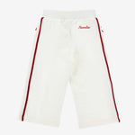 Monnalisa Girls White Bow Joggers | Casa Childrenswear