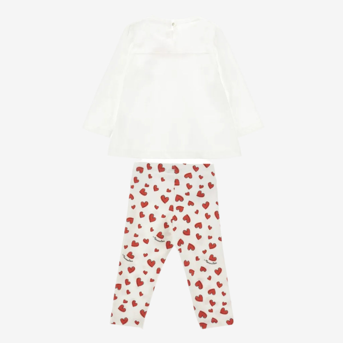 Monnalisa Girls White & Red Dalmation Leggings Set | Casa Childrenswear