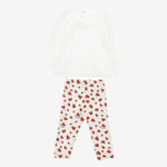 Monnalisa Girls White & Red Dalmation Leggings Set | Casa Childrenswear