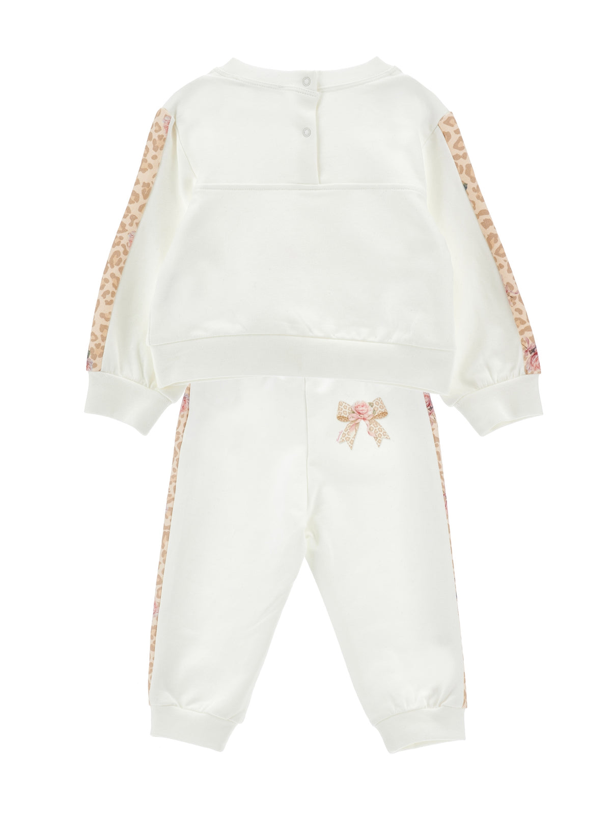 Girls Pink Kitten Tracksuit Set