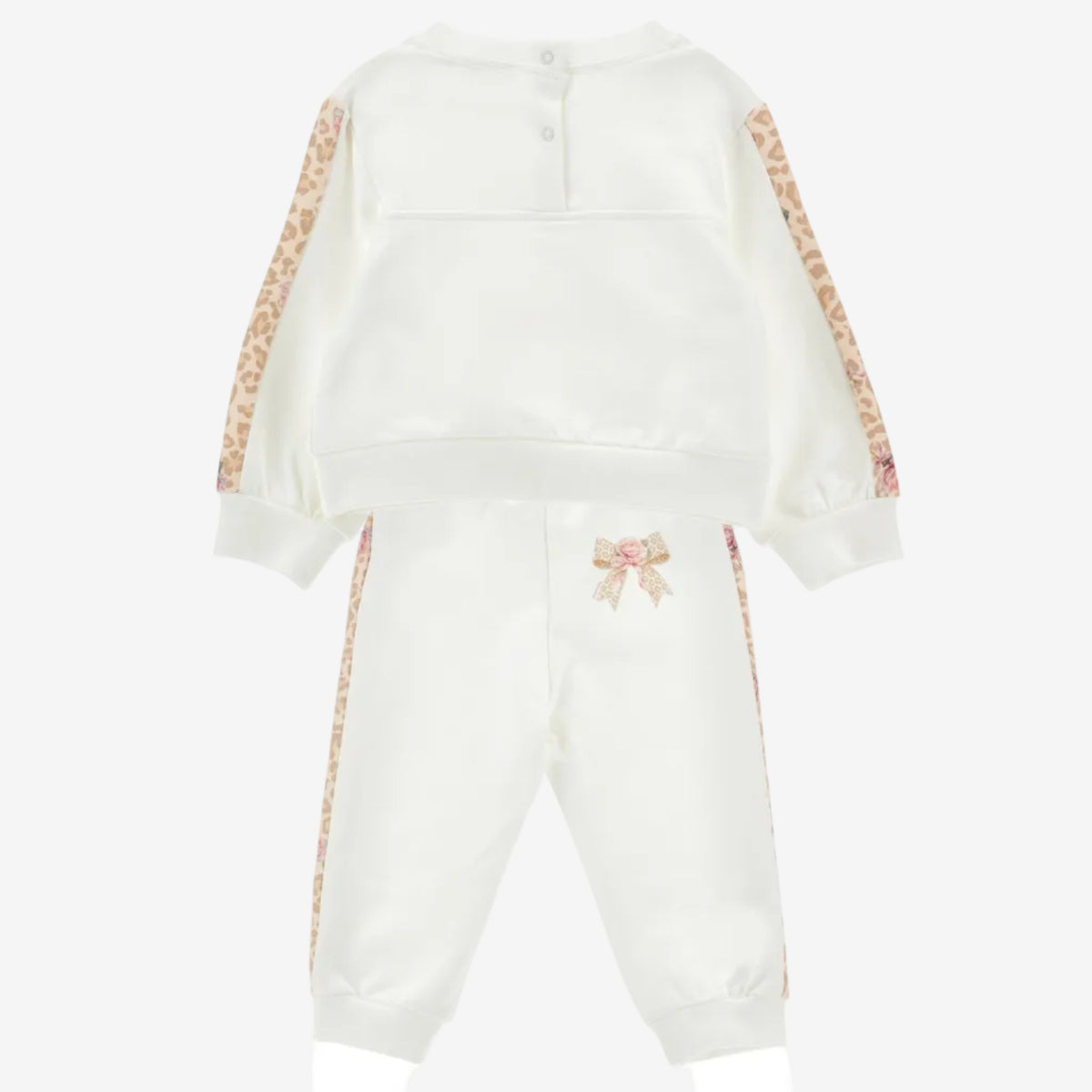 Monnalisa Girls Pink Kitten Tracksuit Set | Casa Childrenswear