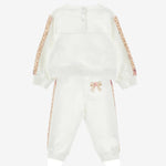 Monnalisa Girls Pink Kitten Tracksuit Set | Casa Childrenswear