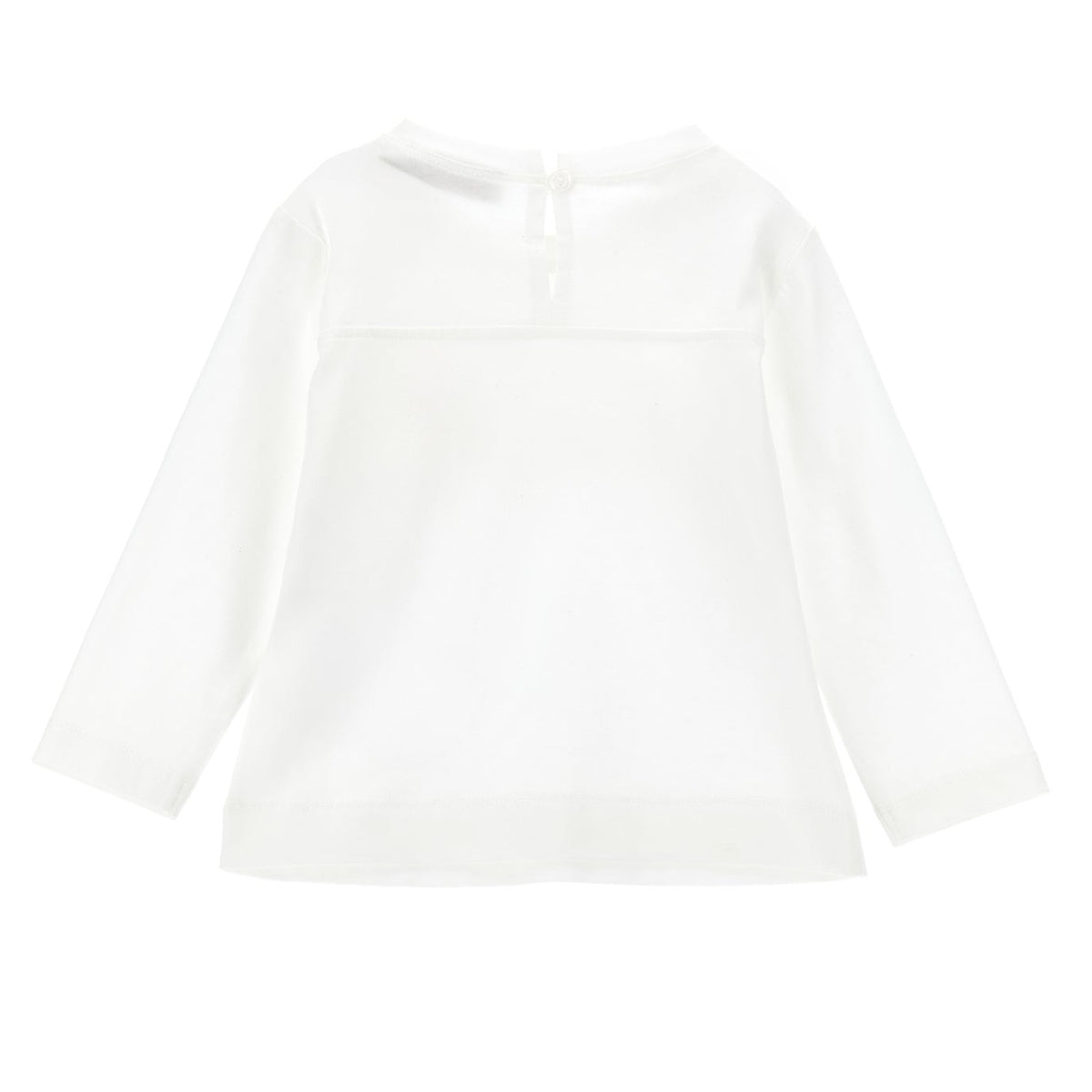 Monnalisa Girls White Kitten Top | Casa Childrenswear