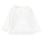 Monnalisa Girls White Kitten Top | Casa Childrenswear