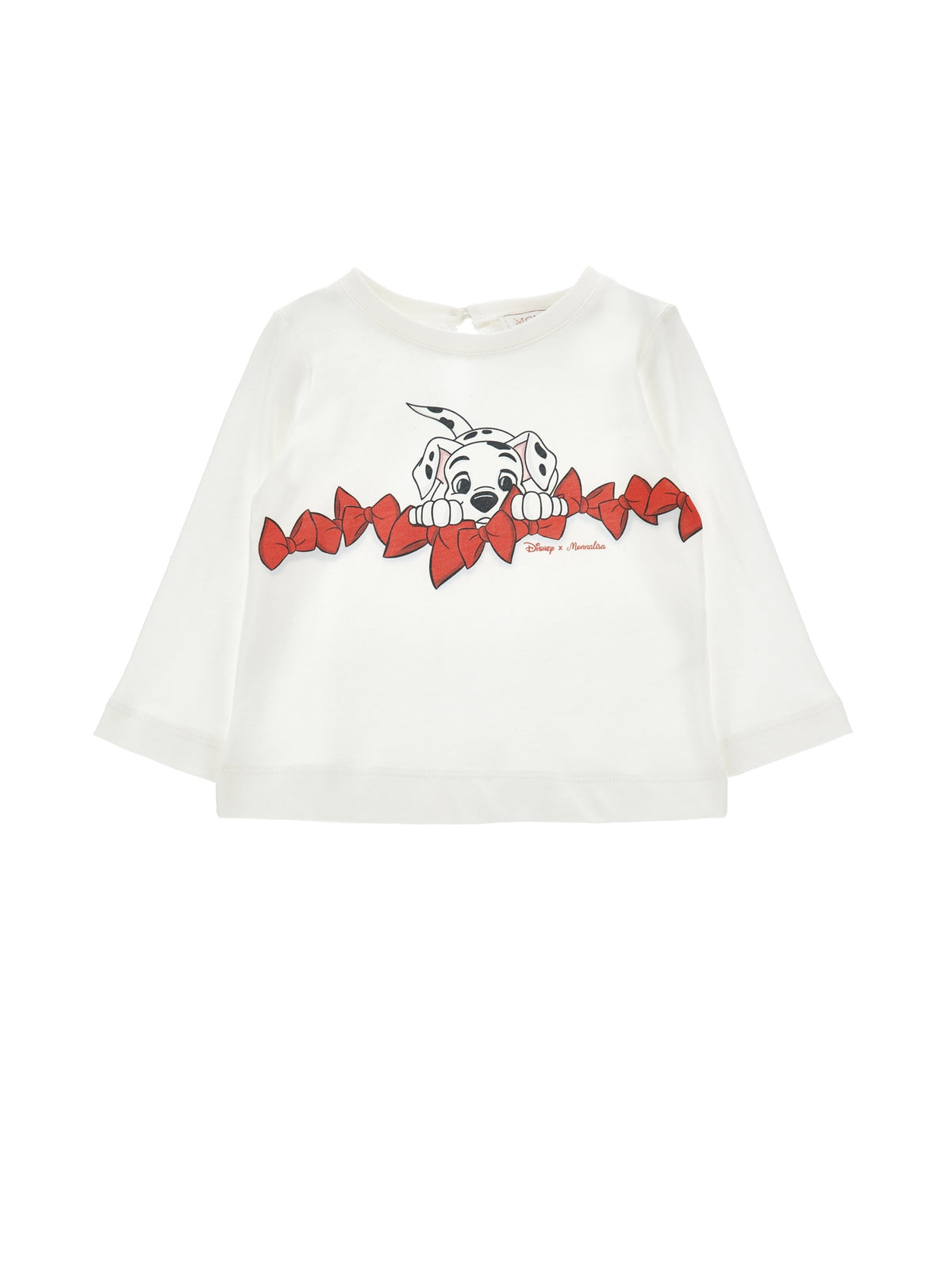 Girls White Dalmation Top